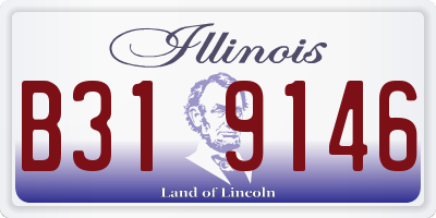 IL license plate B319146