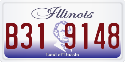 IL license plate B319148