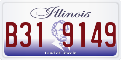 IL license plate B319149