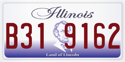 IL license plate B319162