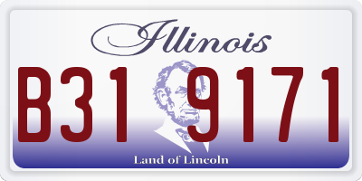 IL license plate B319171