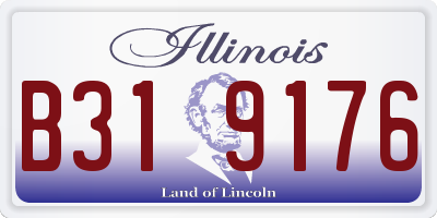 IL license plate B319176