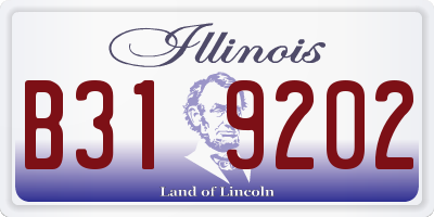 IL license plate B319202