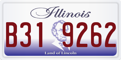 IL license plate B319262