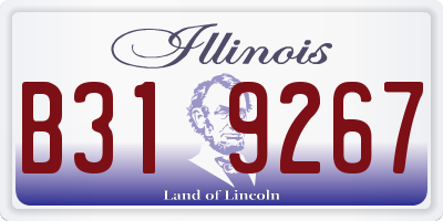 IL license plate B319267