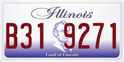 IL license plate B319271