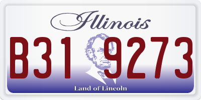 IL license plate B319273