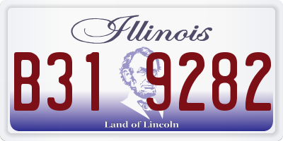 IL license plate B319282