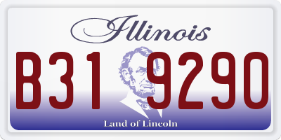 IL license plate B319290