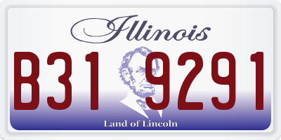IL license plate B319291