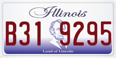 IL license plate B319295