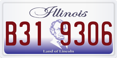IL license plate B319306