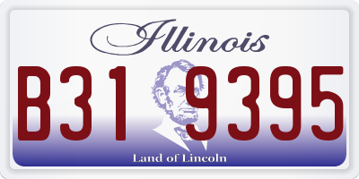 IL license plate B319395