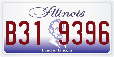 IL license plate B319396