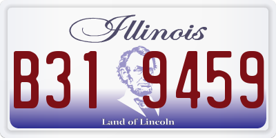 IL license plate B319459