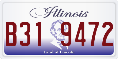 IL license plate B319472