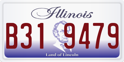IL license plate B319479