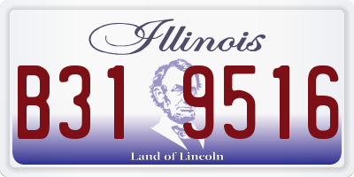 IL license plate B319516