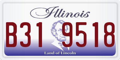 IL license plate B319518