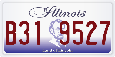 IL license plate B319527