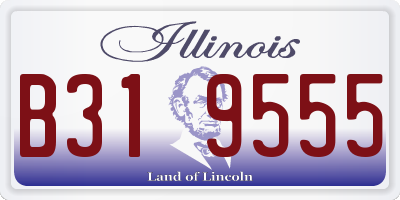 IL license plate B319555