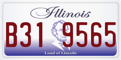 IL license plate B319565