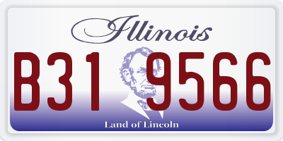 IL license plate B319566