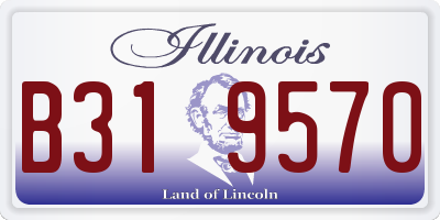IL license plate B319570
