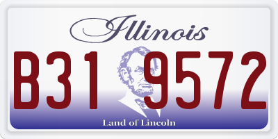 IL license plate B319572