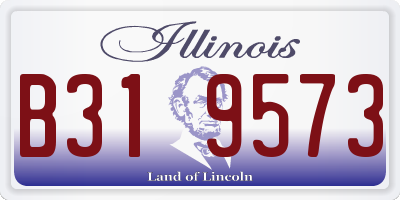 IL license plate B319573