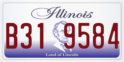 IL license plate B319584