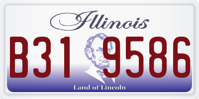 IL license plate B319586