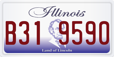 IL license plate B319590