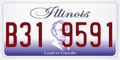 IL license plate B319591