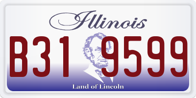IL license plate B319599