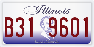 IL license plate B319601