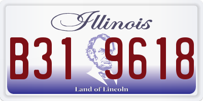 IL license plate B319618