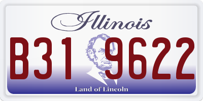 IL license plate B319622