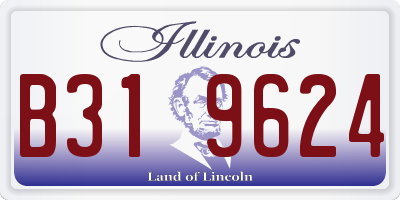 IL license plate B319624