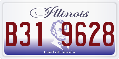 IL license plate B319628