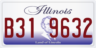 IL license plate B319632