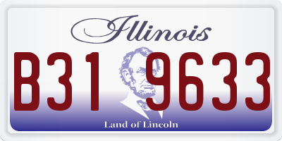 IL license plate B319633