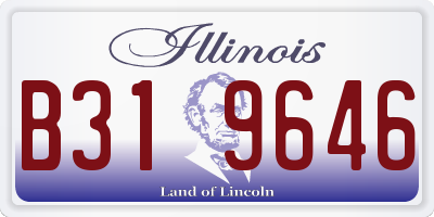 IL license plate B319646