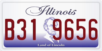 IL license plate B319656
