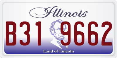 IL license plate B319662