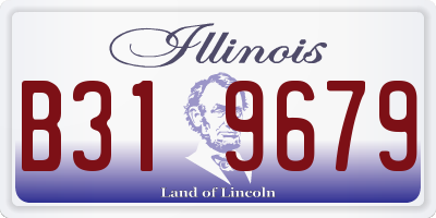 IL license plate B319679