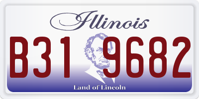 IL license plate B319682