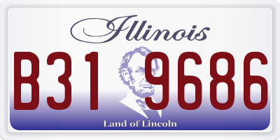 IL license plate B319686