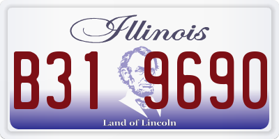 IL license plate B319690