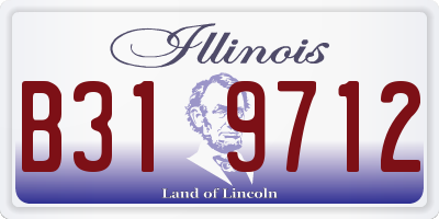 IL license plate B319712